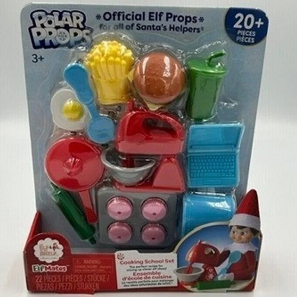 Elf on the Shelf‎ Cooking School Set 22-Piece Polar Props